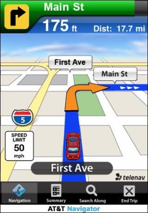 AT&T Navigator App for iPhone