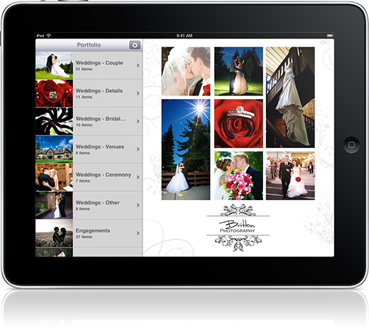 Portfolio application for ipad