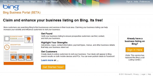 Bing Business Portal Bing Business Portal