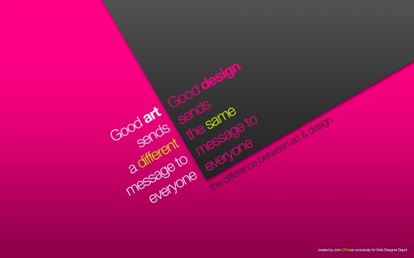 The Deviation between Artists and Designers