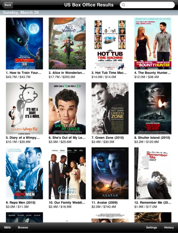 ipad-imdb How to Make an iPad the Greatest Gadget for Movie Lover?