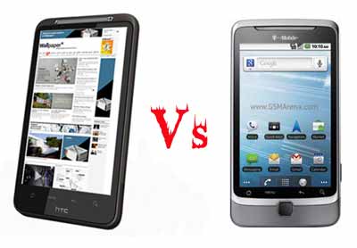 HTC Desire HD vs. T-Mobile G2 HTC Desire HD vs. T-Mobile G2