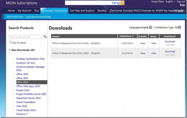 Microsoft Office 2010 RTM Now Available