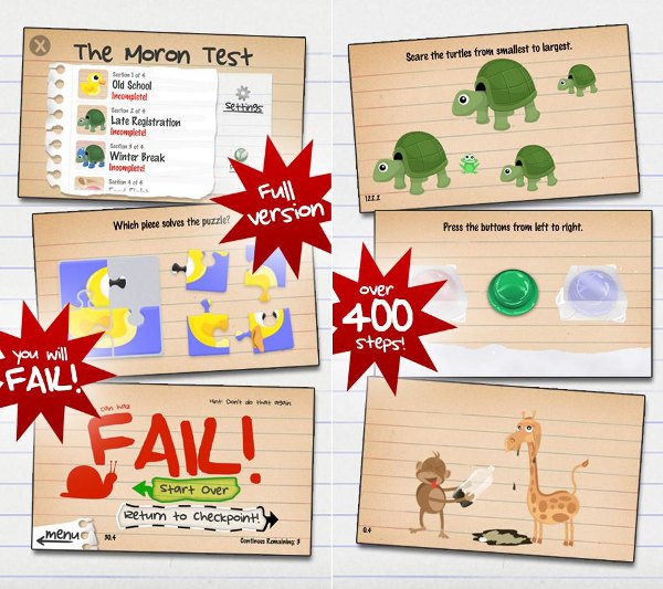 A REVIEW ON THE MORON TEST ON ANDROID